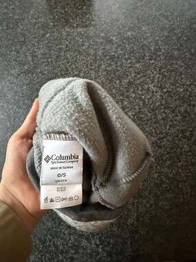 Columbia Unisex Fleece and Knit Patterned Beanie Hat O/S